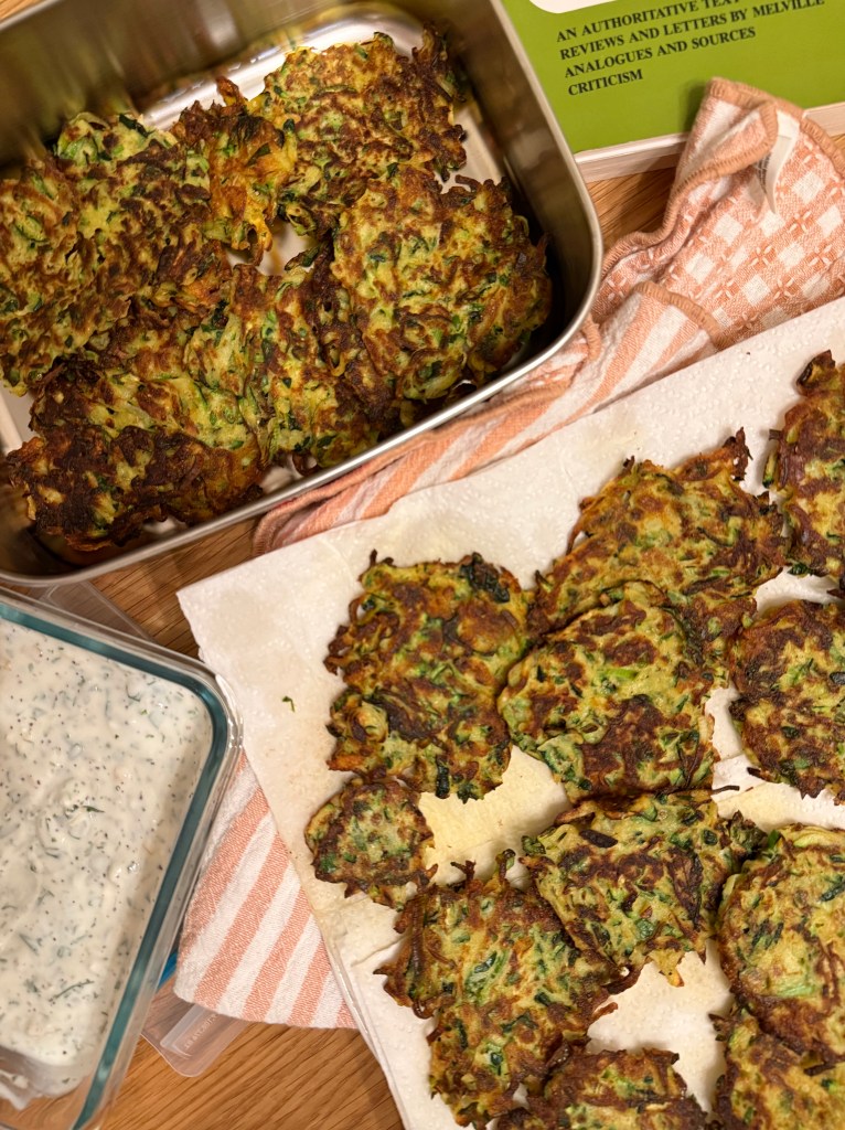 Gluten free zucchini fritters