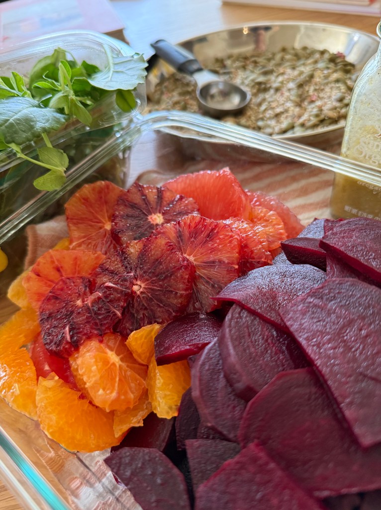 beet and citrus salad